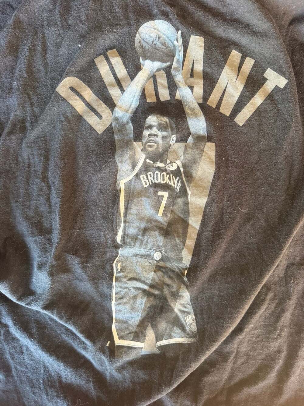 Fanatics Brooklyn Nets Kevin Durant Graphic T-Shirt Size Large